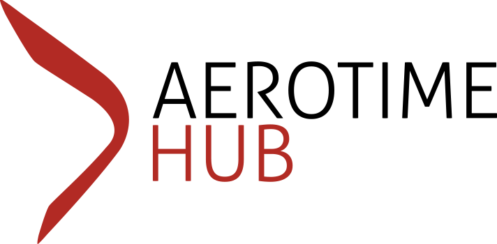 AeroTime Hub logo in black and red.