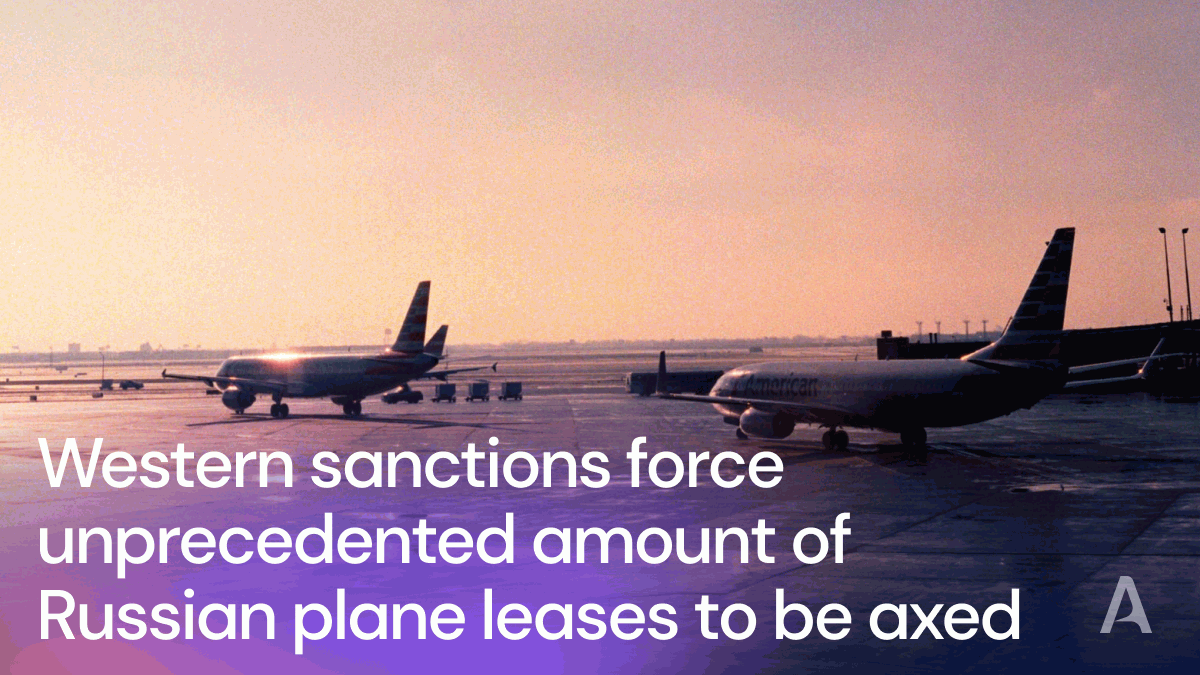 western sanctions russia planes