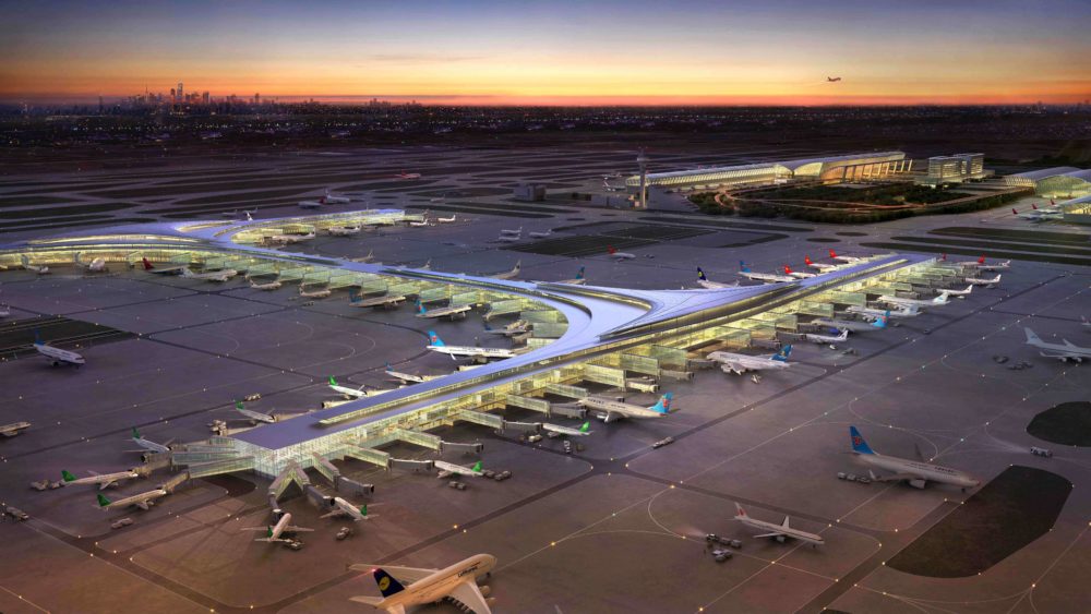 Shanghai Pudong International Airport Image source: https://www.corgan.com/projects/satellite-concourse/