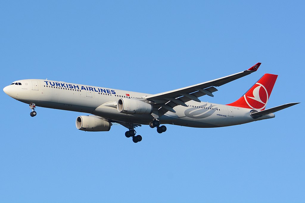 A Turkish Airline's Airbus A330-300. 