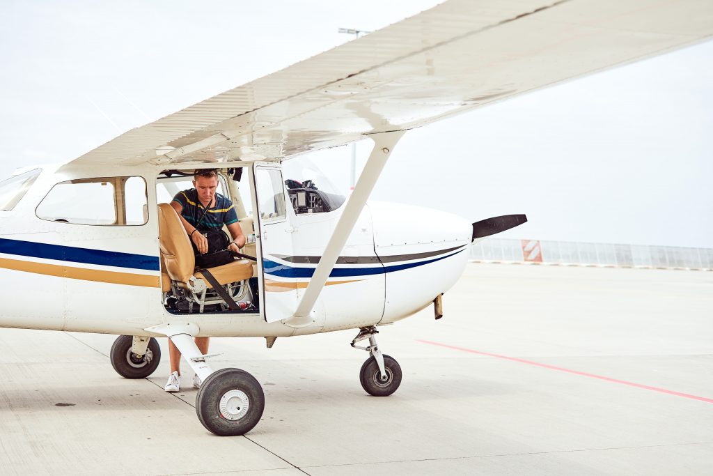 A private pilot in his own one engine aircraft. 