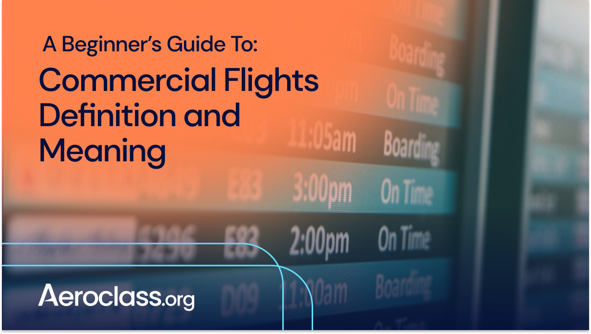 commercial flights meaning