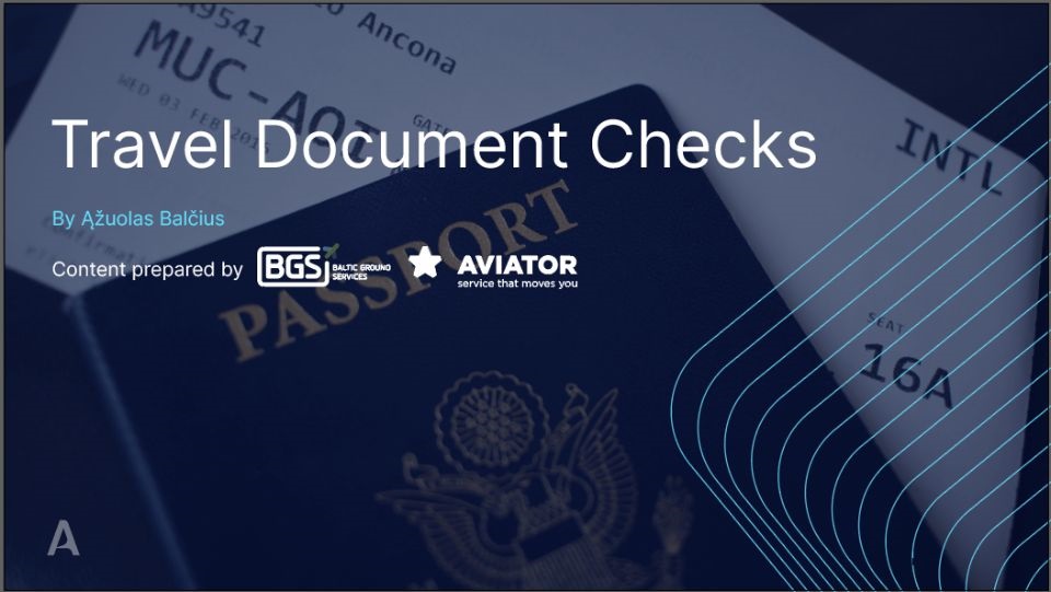 Travel Document Checks Course